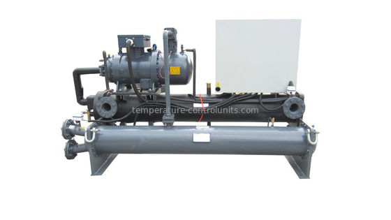 Semi-enclosed Compressor Water Cooled Screw Chillers With 44KW Input Power